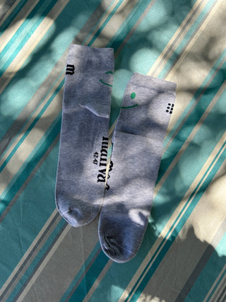 Chaussettes unisexe à motif sourire CAMILLE