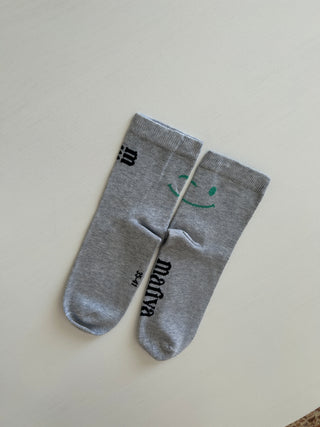 Chaussettes unisexe à motif sourire CAMILLE