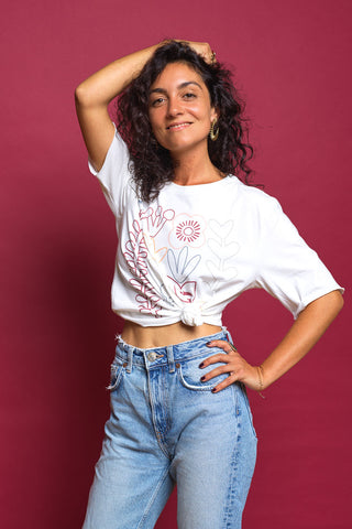 T-Shirt ESTEL imprimé en coton