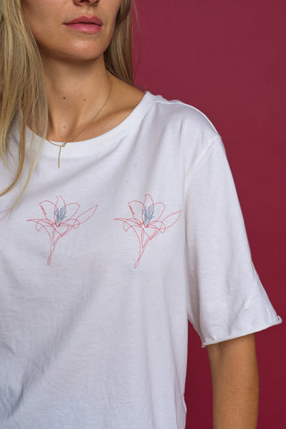 T-Shirt EZRA imprimé en coton