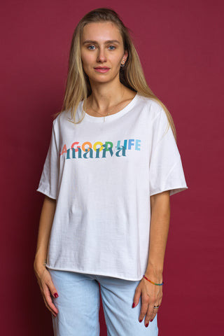 T-Shirt EZRA imprimé en coton