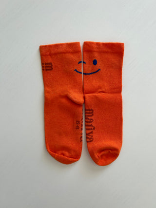 Chaussettes unisexe à motif sourire CAMILLE