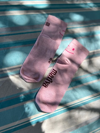 Chaussettes unisexe à motif sourire CAMILLE