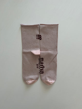 Chaussettes pailletées CAPUCINE - Made in France