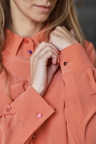 Chemise FRANÇOISE en crêpe de soie – Mariva - Main Image